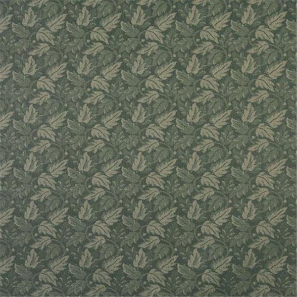 Designer Fabrics F703 54 in. Wide Dark Green; Leaf Floral Heavy Duty Crypton Commercial Grade Upholstery Fabric F703 - main